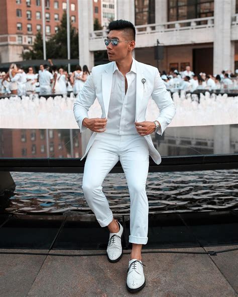 white party attire men